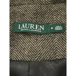 Lauren Ralph Lauren Herringbone Wool‎ Blend Coat Women's Size 6 Preppy Cozy thumbnail 10