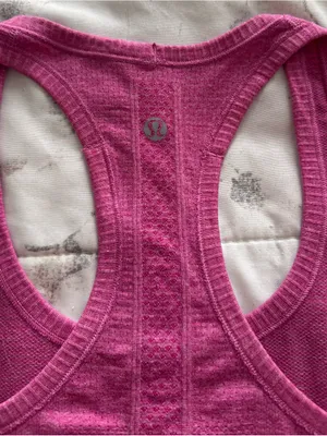 Lululemon Swiftly Tech Raceback Pink Performance Tank Top, size 4 athletic gym thumbnail 14