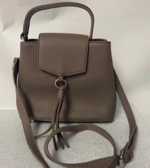 Taupe Faux Leather Purse NWOT thumbnail 1
