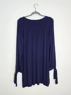 Lulus Navy Blue Shift Dress with Shoulder and Arm Cutouts Size XL NWT thumbnail 5