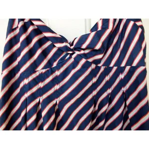 American Eagle Striped Versatile Summer Striped Cotton Dress Size 4 Gators UF thumbnail 5