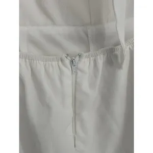 Windsor Grand Allure Cutout Boho Jumpsuit Bachelorette Bridal White‎ — M Bin12 thumbnail 8