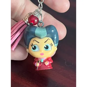 Just Play Disney Princess Keychain Lot Belle Rapunzel Fairy Godmother Tremaine thumbnail 5