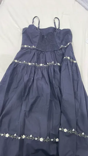 Free Assembly Navy Blue Maxi Dress thumbnail 1