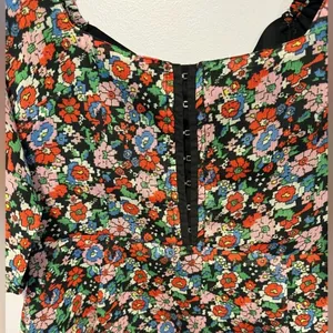 Collusion made in India‎ floral puff sleeve dress thumbnail 2