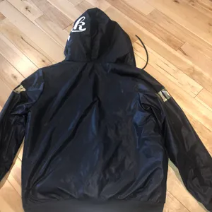 PINK Black Bomber Jacket thumbnail 3