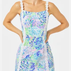 Lilly Pulitzer Pink and White Dress thumbnail 2