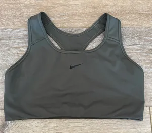 Nike Swoosh Dri-FIT Racerback Sports Bra Size Large thumbnail 1