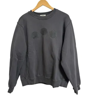 Madhappy Heavy‎ Cotton Mineral Wash Charcoal Grey Sweatshirt M streetwear thumbnail 1