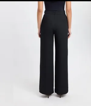 NWT Black Business Casual Pockets‎ Straight Pants XS COMMENSE thumbnail 2