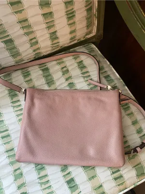 Kate Spade light pink leather crossbody purse thumbnail 5