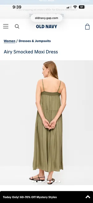 Old Navy Smocked maxi dress thumbnail 2