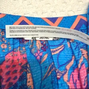 Intimately Free People XS boho floral mini slip dress D3 3590 thumbnail 6