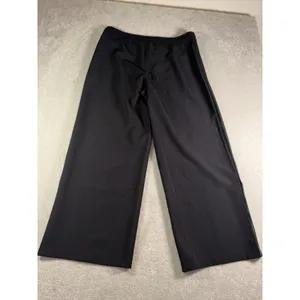 Athleta Endeavor High Rise Relaxed Wide Leg Pants Women Size XL Black Drawstring thumbnail 8