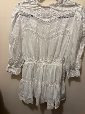Loveshackfancy x target Talulah white mini dress size small thumbnail 7