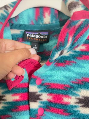 Patagonia Synchilla Snap-T Wild Desert Aztec Print Fleece Pullover thumbnail 10