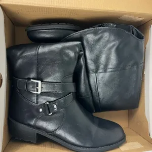 NIB - St. John’s Bay Black Riding Boots | Tall Classic Everyday Boots | Size 8.5 thumbnail 11