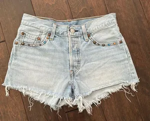 Levi’s Embellished Shorts thumbnail 3