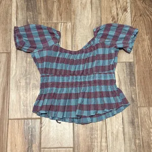 Free People Vivi Smocked Stripe Top thumbnail 5