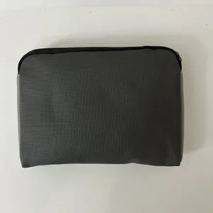 TUMI Delta Grey Pouch 8" Zippered‎ Soft Travel Case Toiletry w/Contents UNUSED thumbnail 5