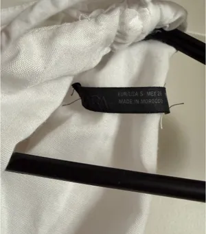 ZARA White Poplin Dress thumbnail 4
