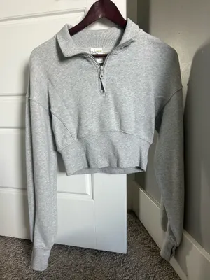 Cropped Aerie Hoodie thumbnail 1