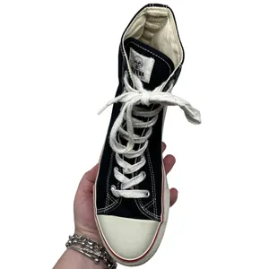 Vintage Y2K Nana Black Platform Sneakers Women’s Size 9 Goth Grunge thumbnail 10
