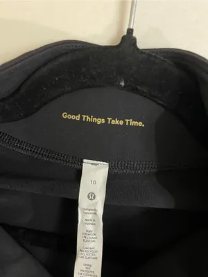 Lululemon Define Relaxed Fit Luon Full Zip Jacket Black Gold Size 10 NWT thumbnail 10