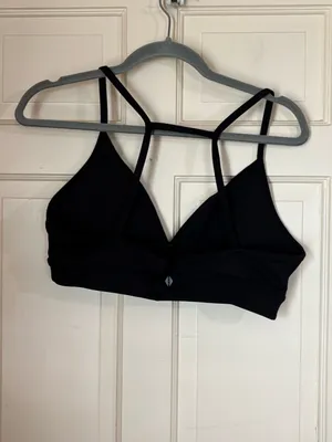 TAVI NOIR Low-Impact Black Studio Sports Bra Woman's Size XL Activewear Yoga thumbnail 5