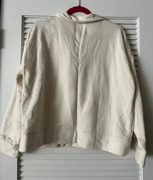 A New Day Cream Quarter Zip Sweatshirt thumbnail 2