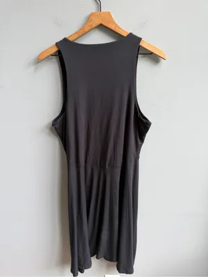 Athleta Santorini Thera Dress Sleeveless Black A-Line Dress Size Large Modal thumbnail 7