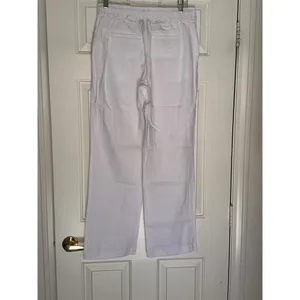 Chelsea & Theodore Womens Linen Pants Color Cloud White Size Small New Sku 1028 thumbnail 10