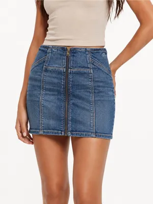 Abercrombie Stretch Denim Skirt thumbnail 1