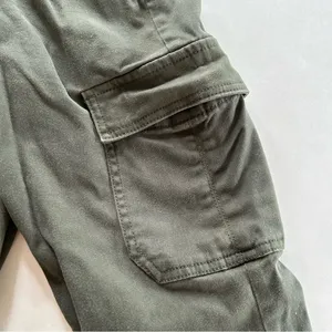 LOFT Skinny High Rise Cargo Pants Legging Army Green 29/8 thumbnail 5