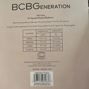 BCBGENERATION control top sheer tights black S thumbnail 2
