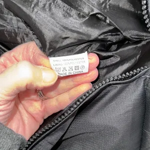 Daisy Black Quilted Puffer Jacket with High Collar thumbnail 9