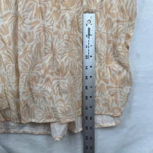 Ibiza Womens Peach Cream Floral Sunburst Braided Strap Maxi Dress Large RN103658 thumbnail 5