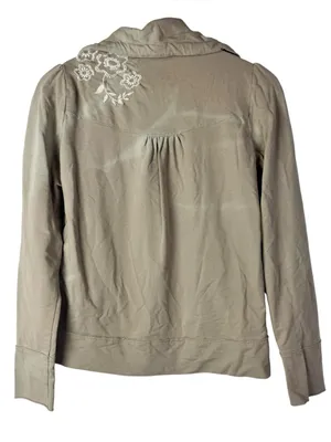 Lole Light Khaki Brown Full Zip‎ Y2K Athletic Jacket S thumbnail 2
