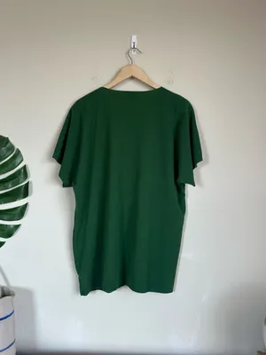 Albion Green Terry Textured Short Sleeve Relaxed Top thumbnail 7