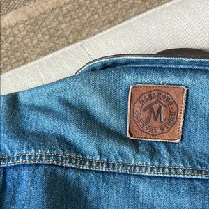 RARE Vintage 90s Marlboro Trucker Jean Jacket thumbnail 10