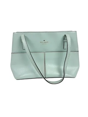 Kate Spade New York Gabriel Grand Street Bag‎ Blue Green Leather Shoulder Purse thumbnail 2