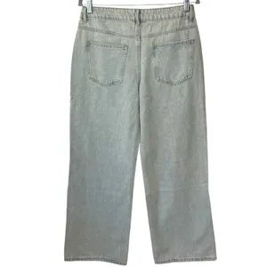 NEW Edikted‎ Low Rise Wide Leg Acid Washed Jeans Capsule Skater Grunge M thumbnail 5