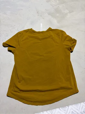 Lululemon Crew Neck T-Shirt in Mustard 10 thumbnail 4