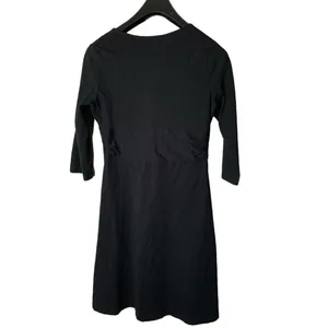 Patagonia Organic Cotton dress black women's size medium thumbnail 2