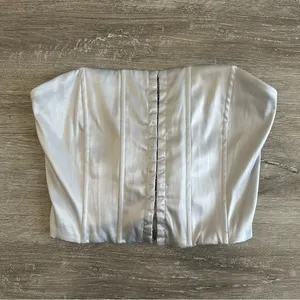 Forever 21 Strapless Corset Crop Top thumbnail 3