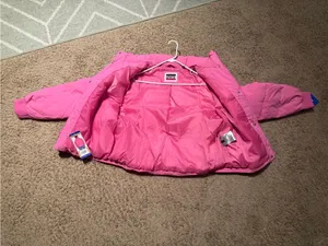 Levi's Bright Pink Women's Puffer Jacket thumbnail 3