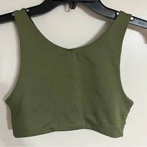 Victorias Secret Olive Green Med Triangle Wide Strap‎ Swim Top Beach VS Ultimate thumbnail 8