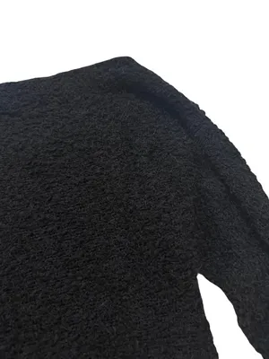 Maurices Black Boucle Boat Neck Dolman Sleeve Pullover Sweater Off Small Women's thumbnail 5
