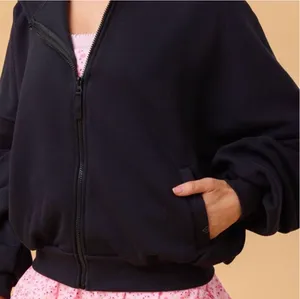 NWT! Blogilates Target X - Women's Marshmallow Full Zip Hooded Sweatshirt Size L thumbnail 3