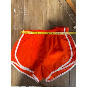 Nike Dri-FIT Tempo Running Shorts Women’s‎ Small Orange White Trim Athletic thumbnail 4